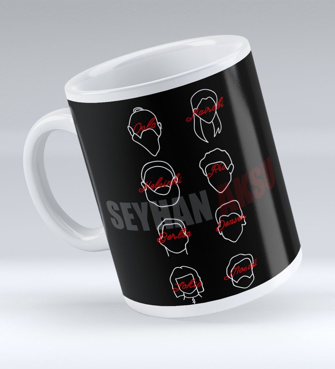 Kişiye Özel La Casa De Papel Kupa Bardak - 3