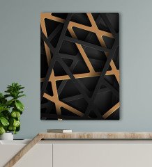 BK Gift Otel Odası Konseptli Kanvas Tablo 70x100cm-1