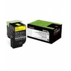 Lexmark 80C8XY0 (808XY) Sarı Orjinal Toner - CX510  (T4833)