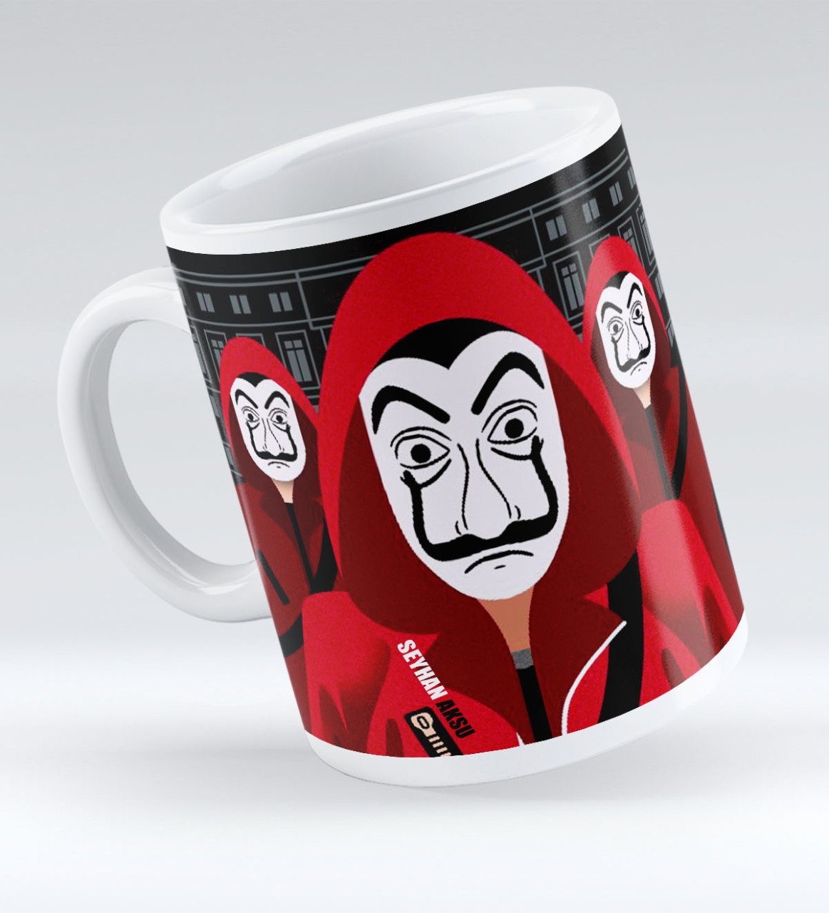 Kişiye Özel La Casa De Papel Kupa Bardak - 6