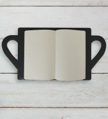 Kişiye Özel Kupa Görünümlü Siyah Defter