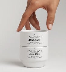 BK Gift Kişiye Özel İsimli 2'li Çerezlik Kase-2 Yeni Ev Hediyesi Önerileri, Misafir Sunum Ürünü, Çay Yanı Kase