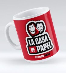Kişiye Özel La Casa De Papel Kupa Bardak - 7