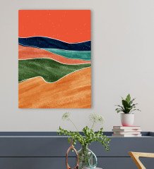 BK Gift Otel Odası Konseptli Kanvas Tablo 50x70cm-2