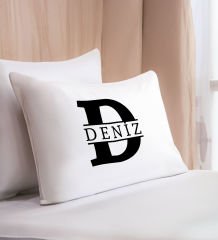 BK Gift Kişiye Özel İsimli Pamuklu Yastık Kılıfı ve Göz Bandı Uyku Seti-3, Tasarım Ev Tekstili, Uyku Bandı, Ev Hediyesi