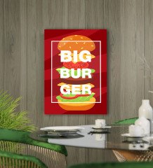 BK Gift Cafe & Bar & Restaurant Konseptli Kanvas Tablo 50x70cm-93
