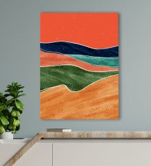 BK Gift Otel Odası Konseptli Kanvas Tablo 70x100cm-2