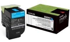 Lexmark 80C8XC0 (808XC) Mavi Orjinal Toner - CX510  (T4835)