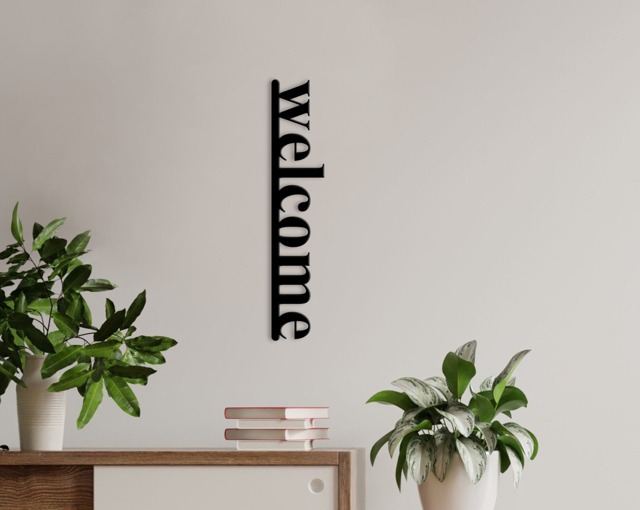 BK Home Hoşgeldiniz Ahşap Duvar Yazısı-1