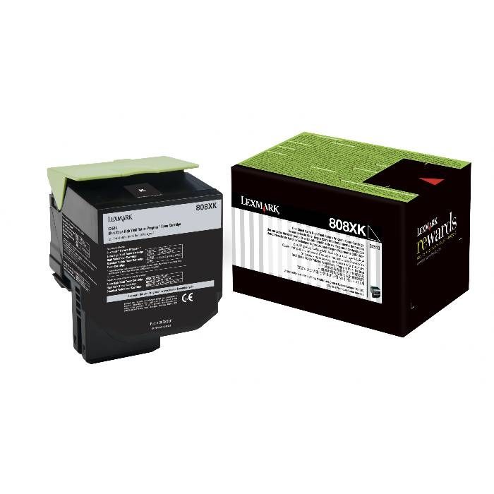 Lexmark 80C8XK0 (808XK) Siyah Orjinal Toner - CX510  (T4836)