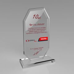 Kaplamasız Kristal Plaket 1008