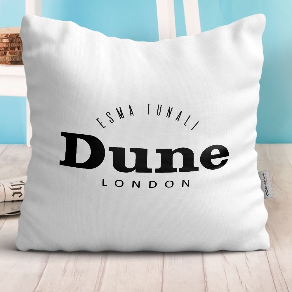 Kişiye Özel Dune Beyaz Yastık