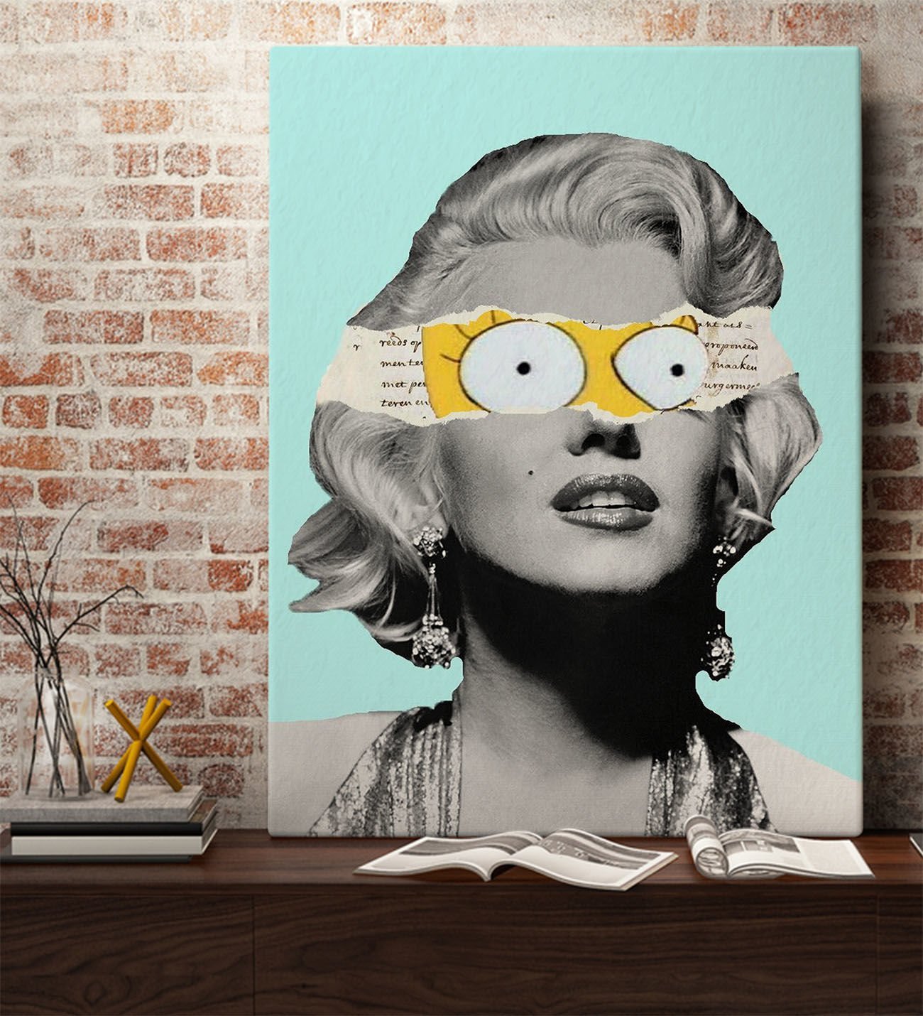 Bk Gift Fantastic Tasarımlı Kanvas Tablo-44 70X100CM Ev Dekorasyonu, Ev Hediyesi