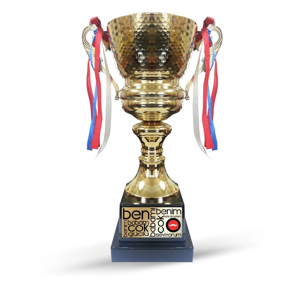 Metal Ödül Kupası (39 cm.) Babalar Günü Temalı - 002