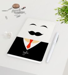 Kişiye Özel Sevgililer Günü Beyaz Defter Kalem Seti-99