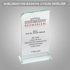 Kaplamasız Kristal Plaket 1004