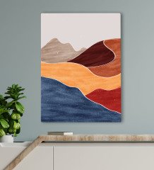 BK Gift Otel Odası Konseptli Kanvas Tablo 70x100cm-5