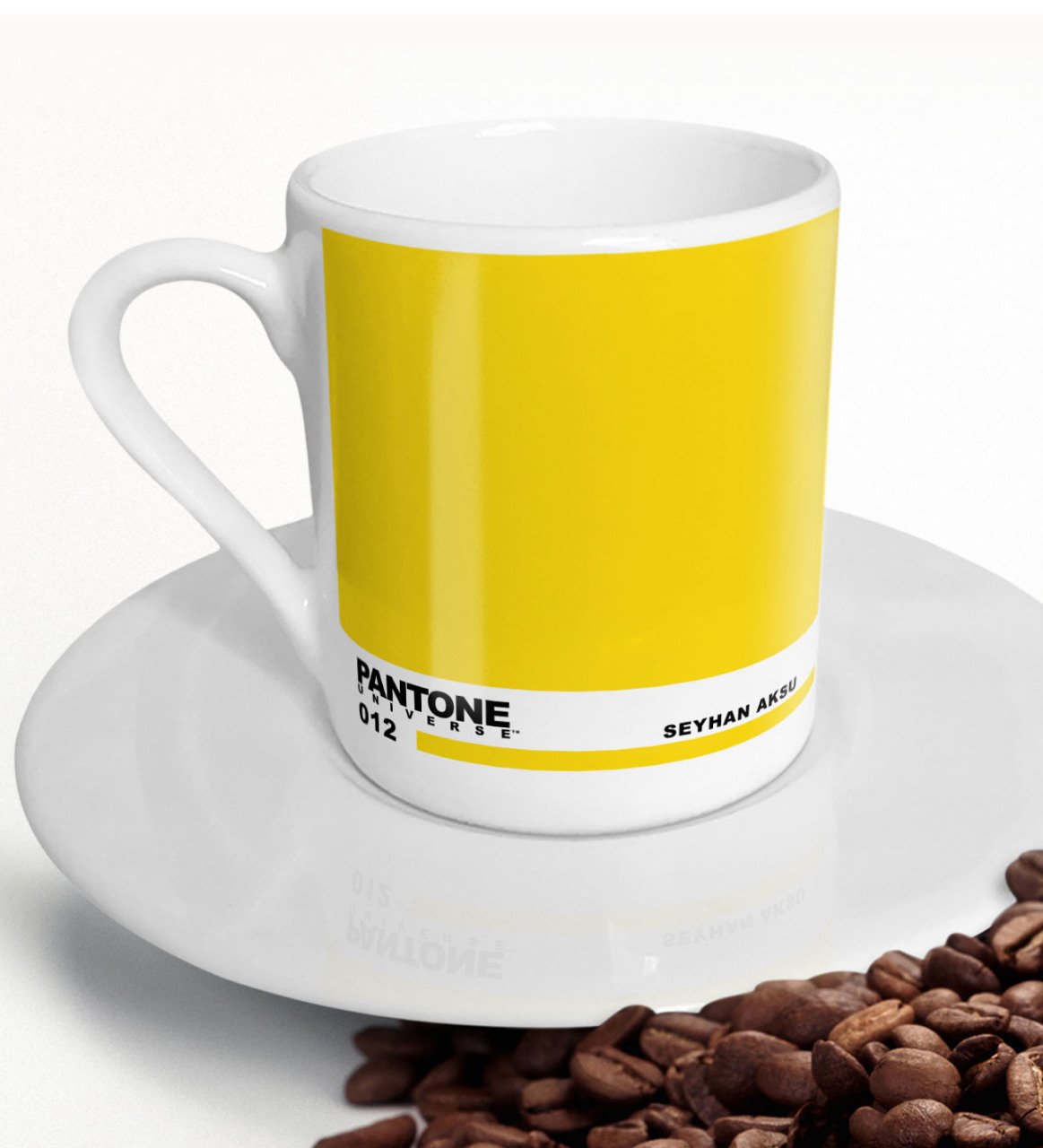 Kişiye Özel İsimli Pantone 012 Kahve Fincanı
