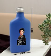 BK Gift Kişiye Özel The Baba Karikatürlü Mavi Tasarım Cam Şişede 200 ml Kolonya-5, Babaya Hediye, Babalar Günü Hediyeleri, Hediyelik Baskılı Kolonya