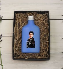 BK Gift Kişiye Özel The Baba Karikatürlü Mavi Tasarım Cam Şişede 200 ml Kolonya-5, Babaya Hediye, Babalar Günü Hediyeleri, Hediyelik Baskılı Kolonya