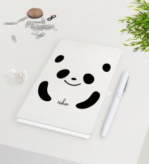 Kişiye Özel Sevgililer Günü Beyaz Defter Kalem Seti-107
