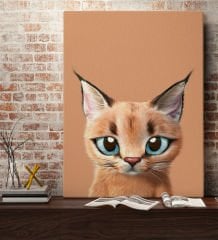 Bk Gift Fantastic Tasarımlı Kanvas Tablo-47 70X100CM Ev Dekorasyonu, Ev Hediyesi
