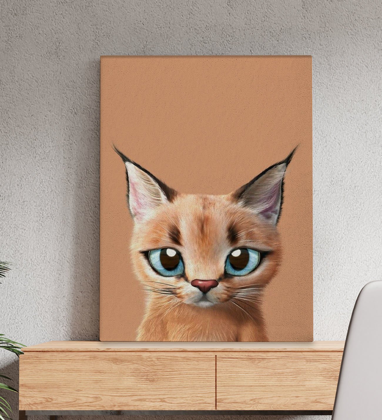 Bk Gift Fantastic Tasarımlı Kanvas Tablo-47 50X70CM Ev Dekorasyonu, Ev Hediyesi
