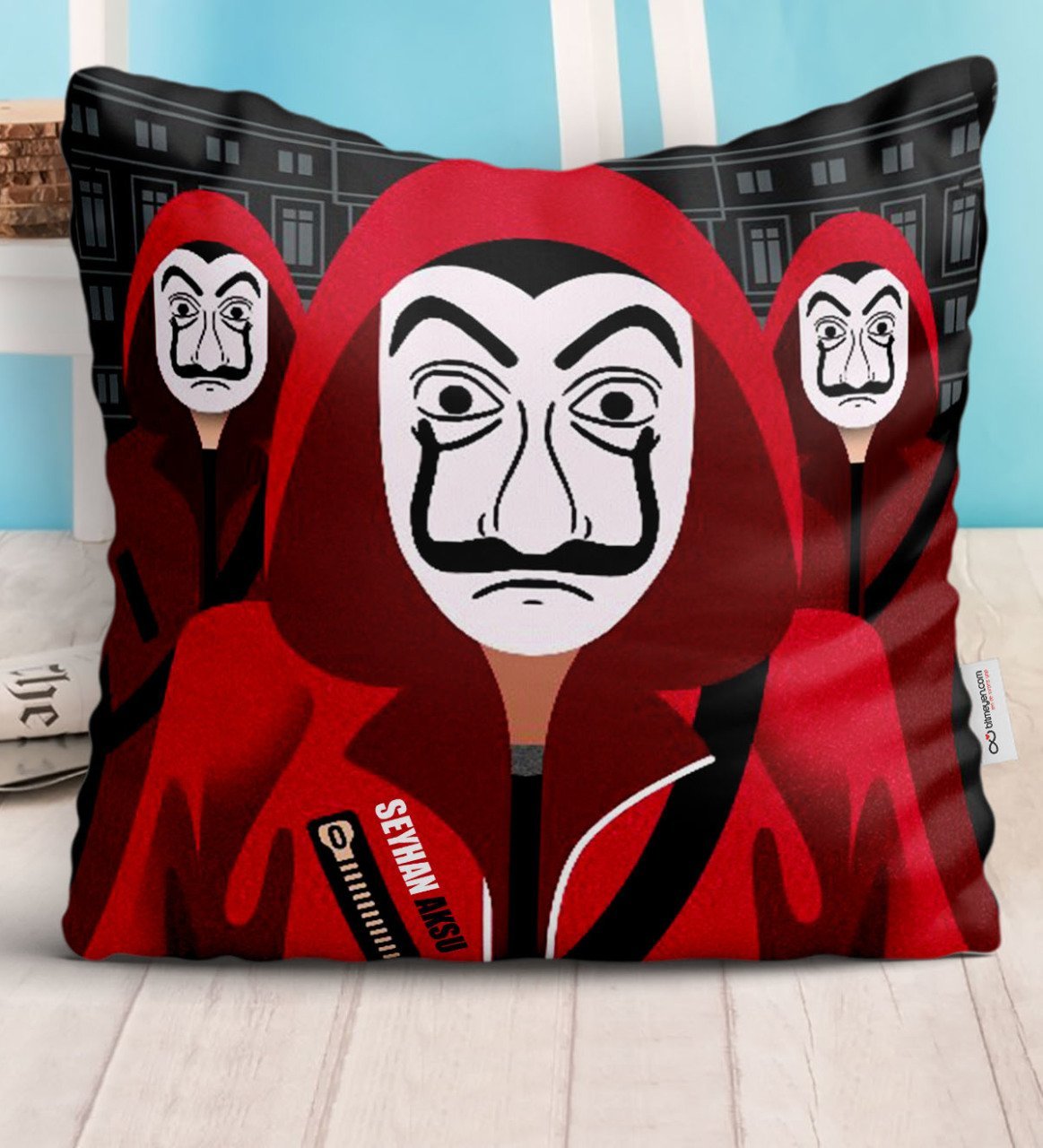 Kişiye Özel La Casa De Papel Yastık - 6