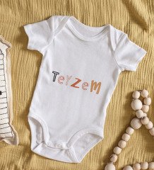 BK Kids Teyzem Tasarımlı Bebek Body Zıbın - Model 1