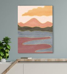 Odası Konseptli Kanvas Tablo 70x100cm-7