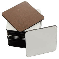 HDF Kare Bardak Altlığı 5 mm - Tek Taraflı