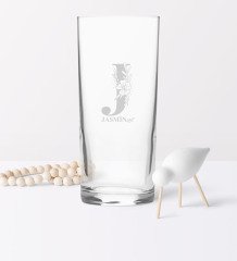 Kişiye Özel J Baş Harfli ve İsimli Rakı Bardağı