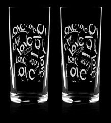 Kişiye Özel İkili Sevgililer Günü Rakı Bardağı Seti - 76