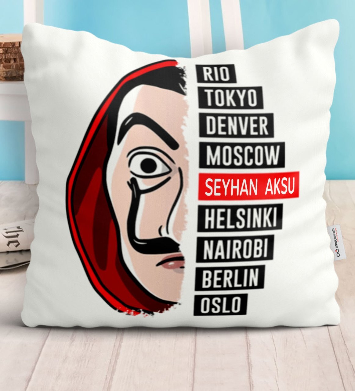Kişiye Özel La Casa De Papel Yastık - 8