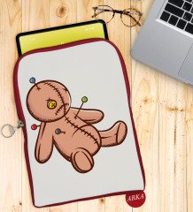 BK Gift Oyuncak Tasarımlı Taşınabilir Koruyucu Tablet Kılıfı & Organizer Çanta - Kırmızı-1