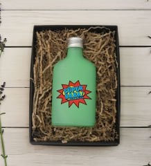 BK Gift Kişiye Özel İsimli Baba Temalı Yeşil Tasarım Cam Şişede 200 ml Kolonya-5, Babaya Hediye, Babalar Günü Hediyeleri, Hediyelik Baskılı Kolonya