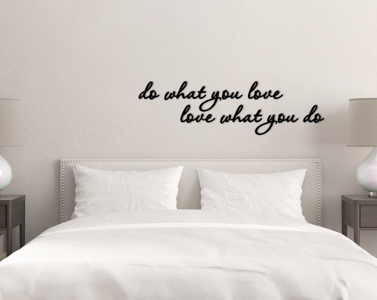 BK Home Do What You Love Ahşap Duvar Yazısı-1