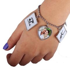 Sublimasyon 3'lü Metal Bileklik