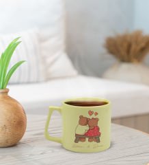 BK Gift Kişiye Özel Sevgili İsimli Sarı Sert Kapaklı Defter ve Middle Kupa Seti, Arkadaşa Hediye, Yeni İş Hediyesi, Doğum Günü Hediyesi-4