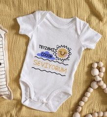 BK Kids Teyzemi Çok Seviyorum Tasarımlı Bebek Body Zıbın - Model 1