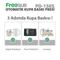 Freesub Otomatik Kupa Baskı Presi