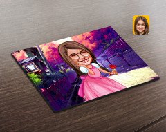 Kişiye Özel Kız Çocuk Prenses Karikatürlü Ahşap Puzzle-2