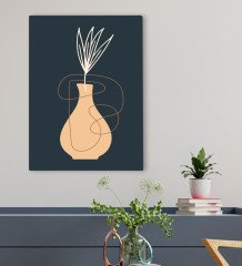 BK Gift Otel Odası Konseptli Kanvas Tablo 50x70cm-10