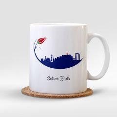 Kişiye Özel Kütahya Beyaz Kupa Bardak - 001