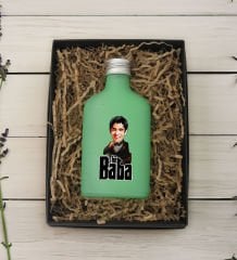 BK Gift Kişiye Özel The Baba Karikatürlü Yeşil Tasarım Cam Şişede 200 ml Kolonya-5, Babaya Hediye, Babalar Günü Hediyeleri, Hediyelik Baskılı Kolonya
