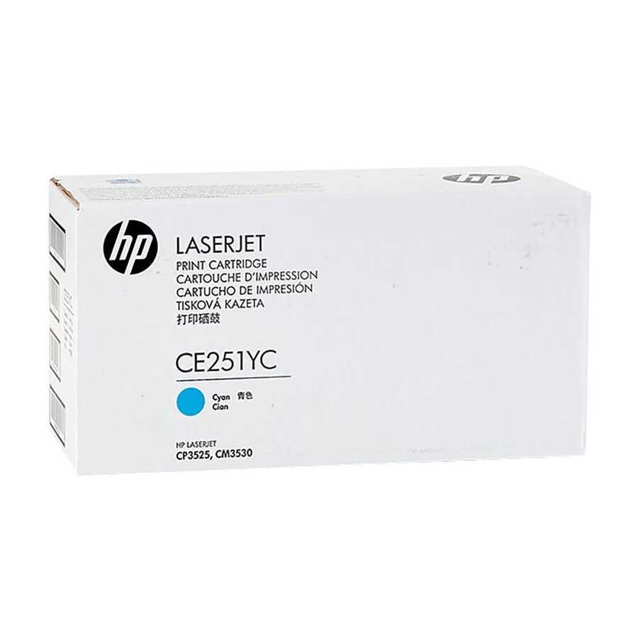 HP CE251YC (504A) Mavi Orjinal Toner - CP3525 / CM3530 (T4861)