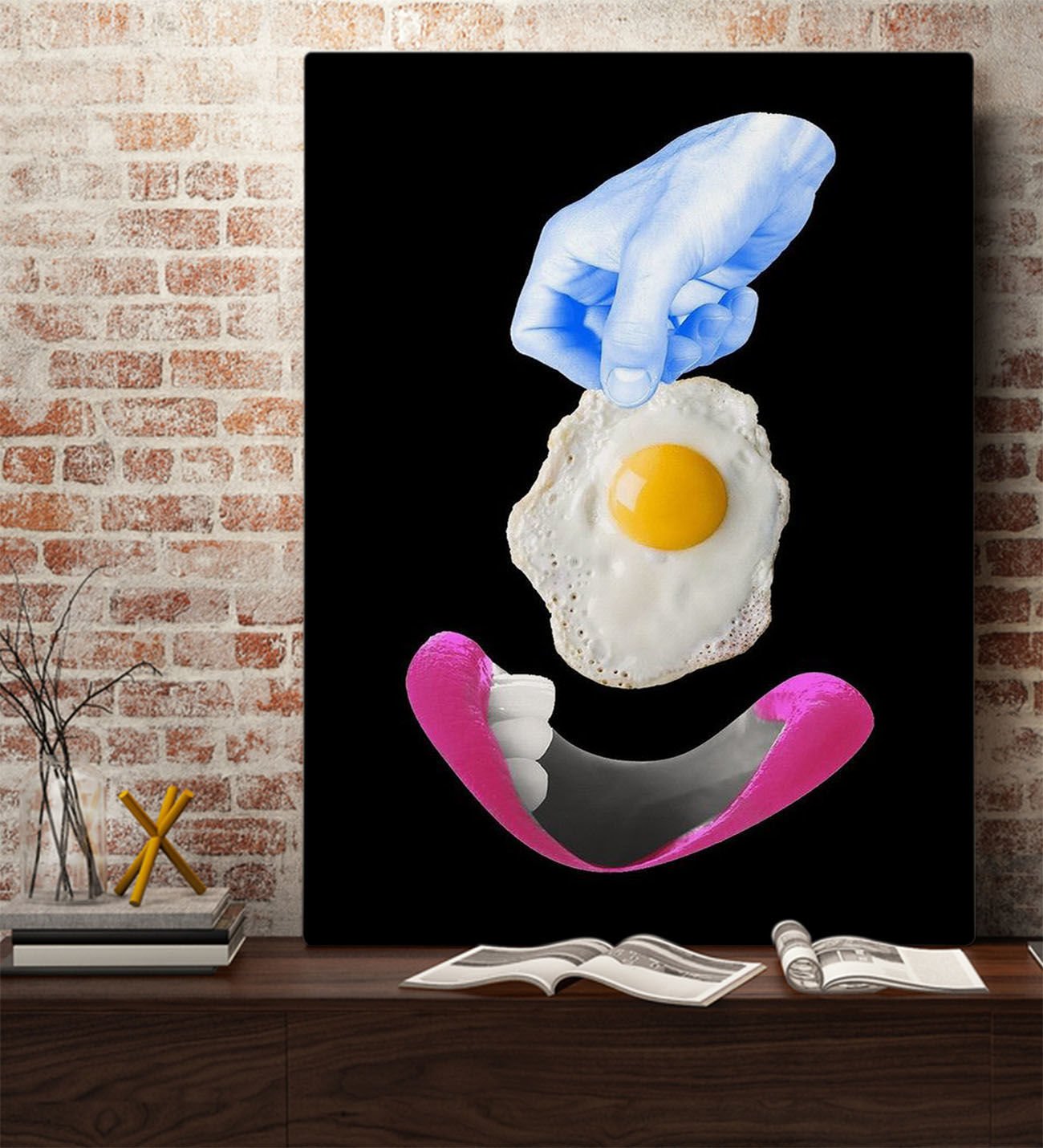 Bk Gift Fantastic Tasarımlı Kanvas Tablo-52 70X100CM Ev Dekorasyonu, Ev Hediyesi