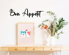 BK Home Bon Appetit Duvar Yazısı-1