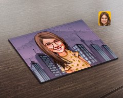 Kişiye Özel Kız Çocuk Karikatürlü Ahşap Puzzle-8