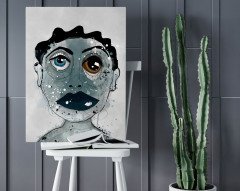 BK Home Adahm Tasarımlı Kanvas Tablo 50x70cm-1